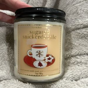NWT B&BW Sugared Snickerdoodle Single Wick Candle